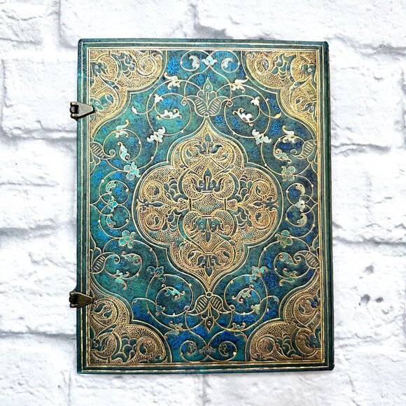 NWOT Paperblanks turquoise ornate journal notebook - Picture 2 of 13